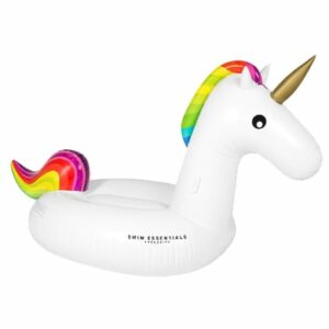 Swim Essentials Aufblasbares Einhorn Weiß XL