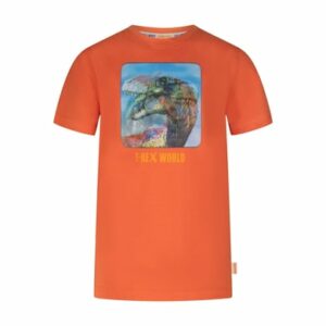 T-REX-WORLD T-Shirt T-Rex World lava red
