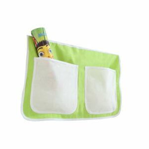 TICAA Kinder Bett-Tasche für Hochbett und Etagenbett Beige-Grün