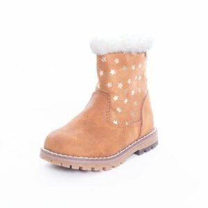 TOM TAILOR Girls Stiefel Sterne cognac