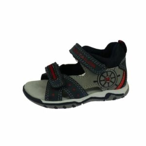 TOM TAILOR Sandale navy-grey-red