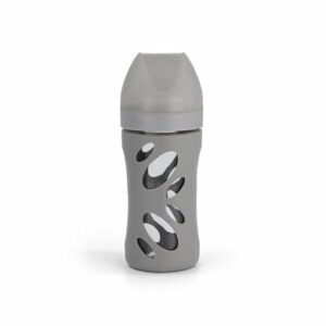 TWISTSHAKE Glasflasche Anti-Kolik 260 ml in pastell grau