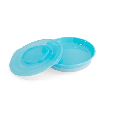 TWISTSHAKE Kinderteller 6+ Monate pastel blau