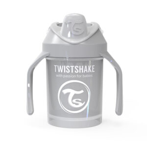 TWISTSHAKE Trinkbecher Mini Cup 230 ml 4+ Monate pastel grau