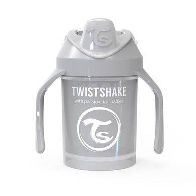 TWISTSHAKE Trinkbecher Mini Cup 230 ml 4+ Monate pastel grau