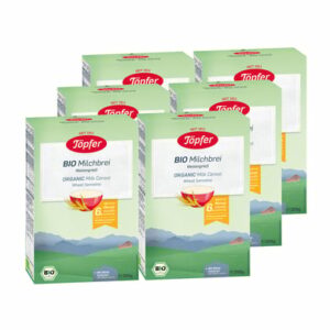Töpfer Bio Milchbrei Weizengrieß 6 x 200 g nach dem 6. Monat