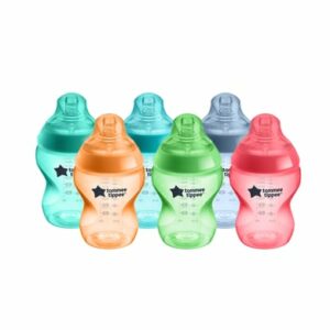 Tommee Tippee Babyflaschen-Set Closer to Nature 6 x 260 ml bunt