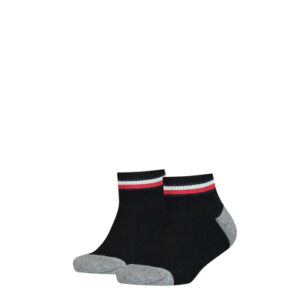 Tommy Hilfiger Socken KIDS ICONIC SPORTS QUARTER Schwarz