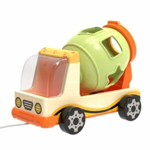 TopBright Toys® Baufahrzeug mit Formenlernspiel