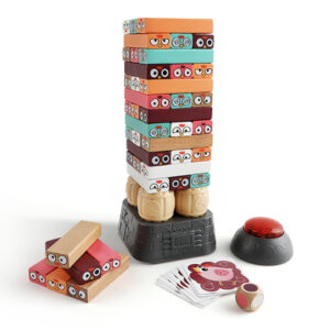 TopBright Toys® Holz-Stapelturm Pulverfass