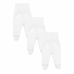 TupTam Baby Jungen Strampelhose mit Fuß 3er Pack beige
