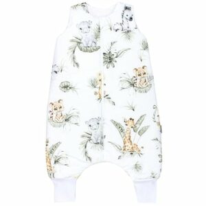 TupTam Baby Winter Schlafsack mit Beinen braun Modell 1