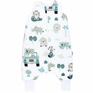 TupTam Baby Winter Schlafsack mit Beinen grün