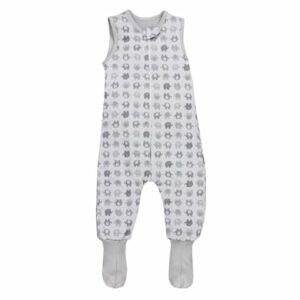 TupTam Baby Winter Schlafsack mit Beinen und Füßen dunkelgrau