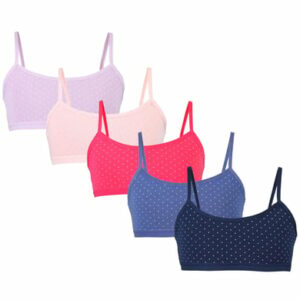 TupTam Mädchen Bustier mit Spaghettiträger 5er Pack rosa/blau