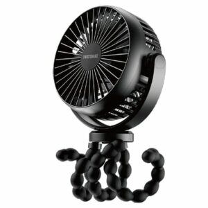 Twistshake tragbarer Ventilator und Powerbank schwarz