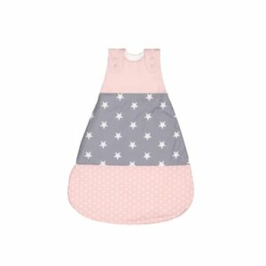 ULLENBOOM® Schlafsack Rosa Grau