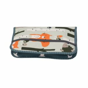 Ullenboom Patchwork Windeltasche - Waldtiere Petrol