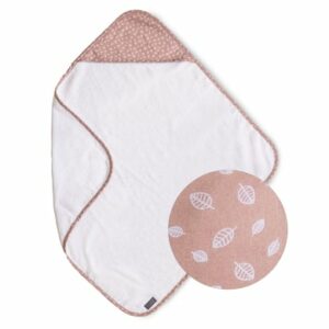 VINTER&BLOOM Kapuzenbadetuch Nordic Leaf Misty Rose