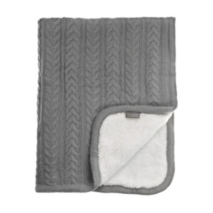 VINTER&BLOOM Kuscheldecke Cuddly Dove Grey