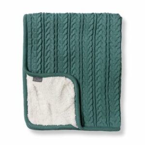 VINTER&BLOOM Kuscheldecke Cuddly Misty Green