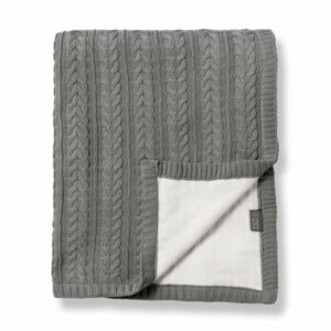 VINTER&BLOOM Kuscheldecke Cuddly Misty Grey