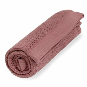 VINTER&BLOOM Kuscheldecke Soft Grid Evening Rose