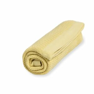 VINTER&BLOOM Kuscheldecke Soft Grid Spring Yellow