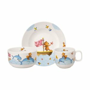 Villeroy & Boch Kindergeschirr Happy as a Bear 3er Set bunt