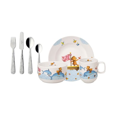 Villeroy & Boch Kindergeschirr Happy as a Bear 7er Set bunt