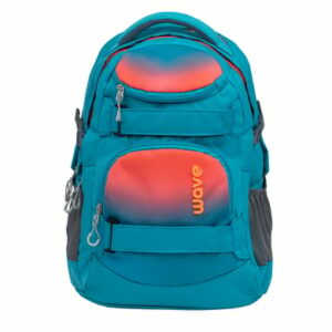 WAVE Rucksack Infinity Ombre Neon Orange and Bluebird