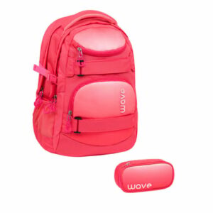 WAVE Rucksack Infinity Set 2-teilig Ombre Coral Paradise