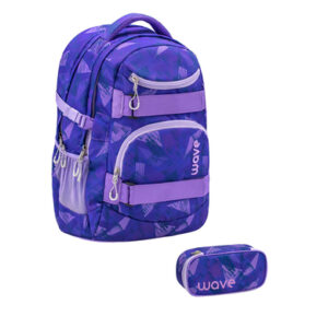 WAVE Rucksack Infinity Set 2-teilig Purple Sunset