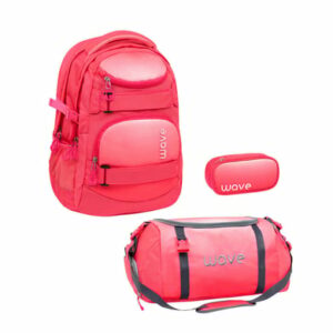 WAVE Rucksack Infinity Set 3-teilig Ombre Coral Paradise