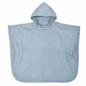 WÖRNER SÜDFROTTIER Badeponcho Wal stahlblau 60 x 75 cm
