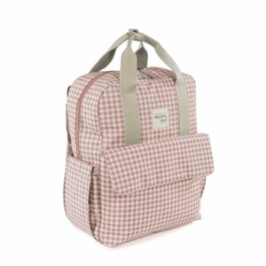 Walking Mum Wickelrucksack I Love Vichy Rosa