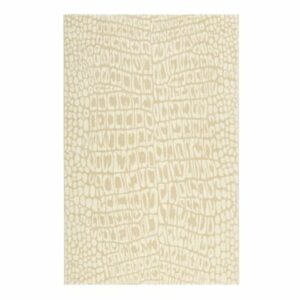 Wecon home Kurzflorteppich Croco beige