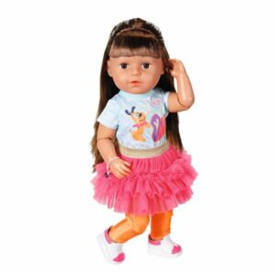 Zapf BABY born® Sister Style & Play brunette 43 cm