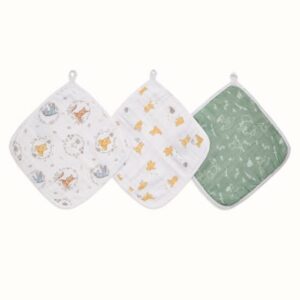 aden® Disney Waschlappen winnie + friends 3er Pack