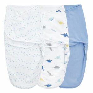 aden + anais™ essentials easy swaddle™ Wickel-Pucktuch 3er-Pack dino-rama 0-3 Monate