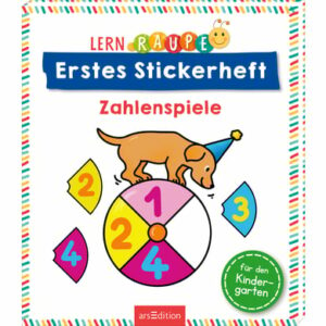 arsEdition Lernraupe – Erstes Stickerheft – Zahlenspiele