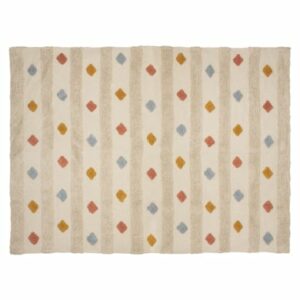 atmosphera Kinderteppich 120 x 170 cm Rauten