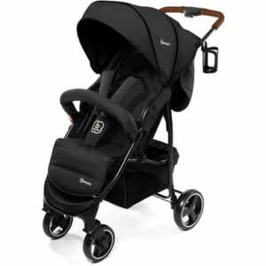 babyGO Kinderwagen Basket Anthrazit Melange