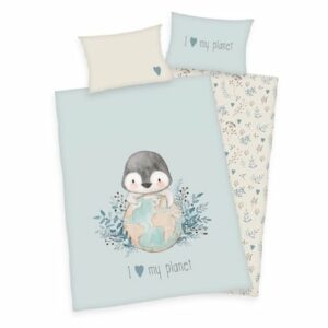 babybest® Bettwäsche Pinguin 100 x 135 cm