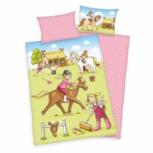 babybest® Bettwäsche Ponyhof 100x135 cm