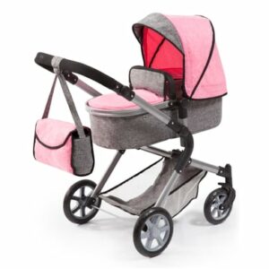 bayer Design Puppenwagen City Neo grau/rosa