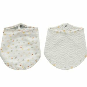 bébé jou Bandana Lätzchen Bohemian Garden 2er-Pack