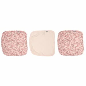 bébé jou® Spucktücher 3er-Pack Leopard Pink