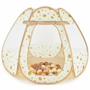 bieco Pop up Spielzelt und Bällebad Dots mit 50 Bällen