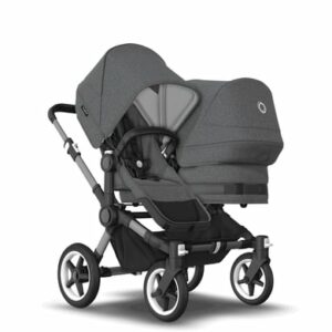 bugaboo Geschwisterwagen Donkey 5 Duo Complete Graphite/Grey Melange